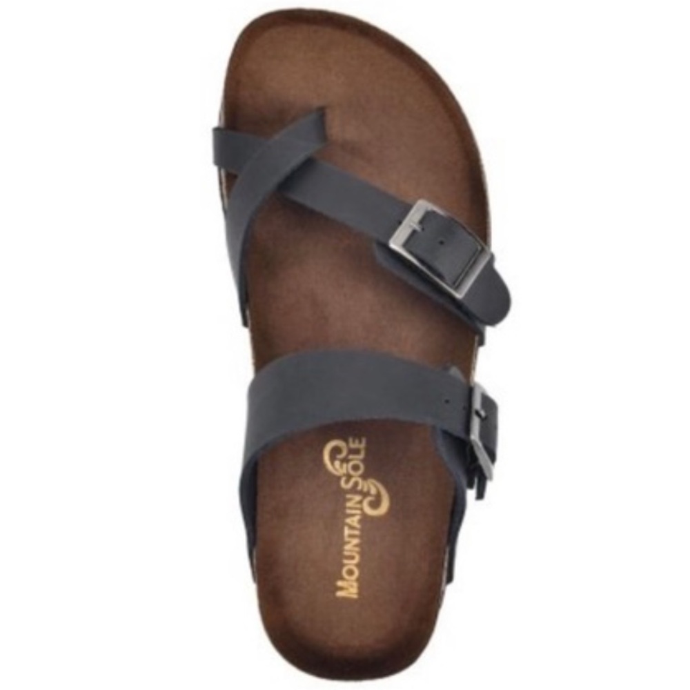 NIB SIZE 6 mountain sole genuine leather sandals - Picture 4 of 4
